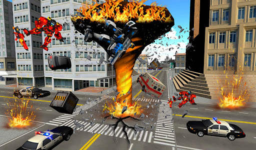 Tornado Robot Car Simulator screenshot 10