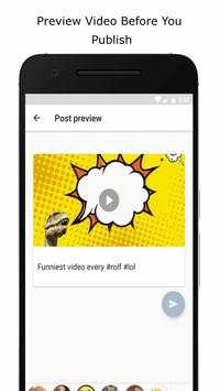 Video uploader for facebook screenshot 2
