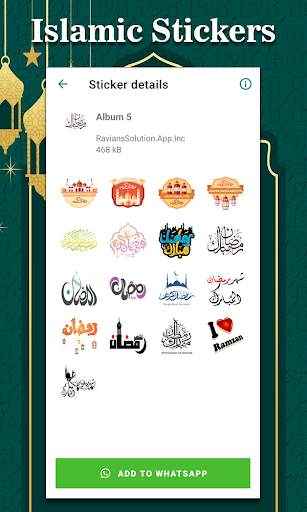 Islamic Stickers For Whatsapp 2021 - WastickerApp screenshot 5
