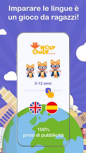 Holy Owly Lingue per i bambini screenshot 1