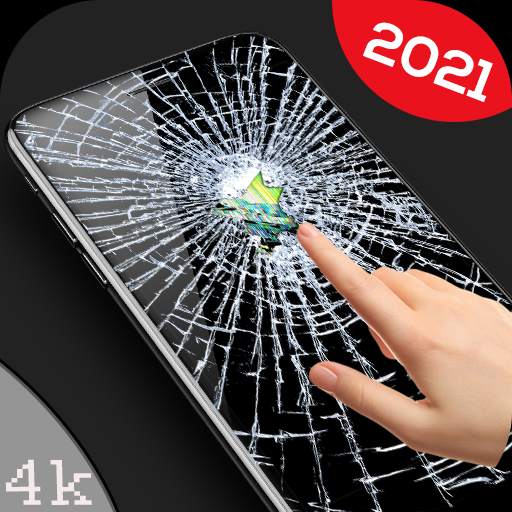 Broken Screen Glass Wallpaper 4K 2
