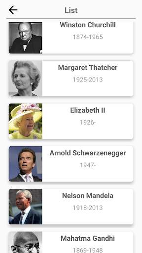 Famous People - History Quiz a screenshot 7