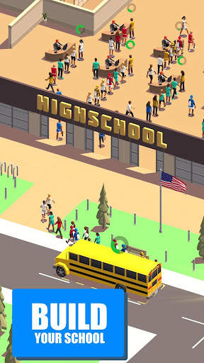 Idle School 3d - タイクーンゲーム screenshot 1