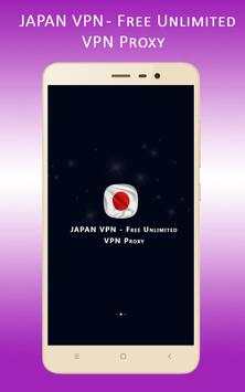 Japan VPN - Free Unlimited VPN Proxy screenshot 1