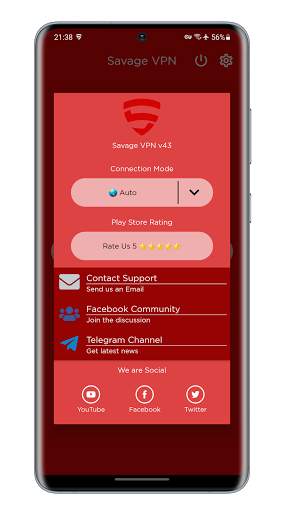 SAVAGE VPN – FAST & UNLIMITED screenshot 6
