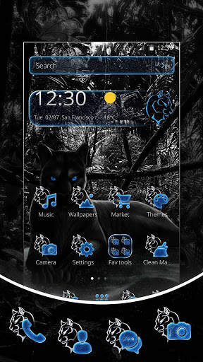 Spiteful Black Pantera Theme screenshot 3