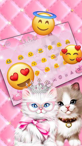 Cute Lovely Kitty Keyboard screenshot 3