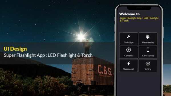 Super Flashlight App : LED Flashlight & Torch screenshot 1