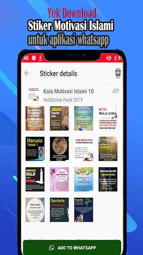 Stiker Kata Motivasi WA screenshot 1