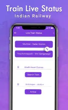Indian Railway Train Status - Train Running Status screenshot 2