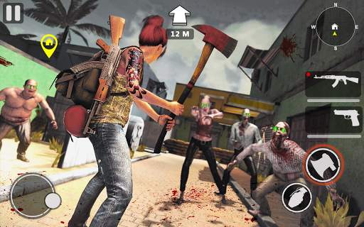 Death Invader: Zombie Survival Shooting Game screenshot 2