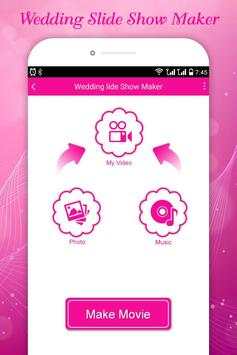 Wedding Photo Video Maker screenshot 1