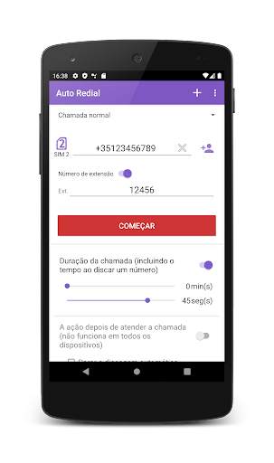 Auto Redial (Remarcação Automática) screenshot 7