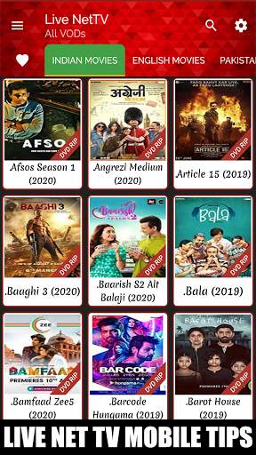 Live NetTV Mobile All Channels First Steps screenshot 3