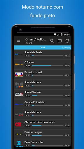 TV listings Portugal CisanaTV  screenshot 4