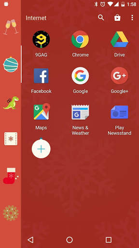 Merry Chistmas Theme for Smart Launcher screenshot 2
