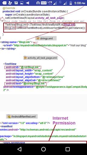 My Android Studio Tutorials screenshot 4