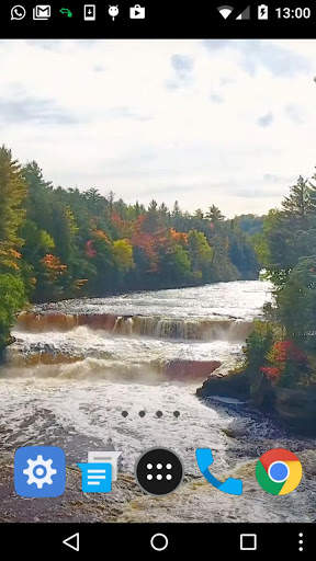 waterfall video wallpaper - tahquamenon waterfalls screenshot 2