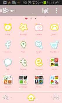 Pink Love go launcher theme screenshot 2