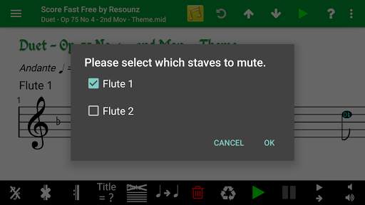 Score Fast Free: compose, notate & play music screenshot 8