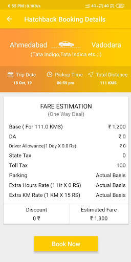 One Way Cab, Taxi, Outstation Cab, Cab Booking App screenshot 5