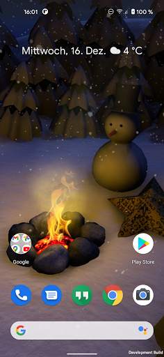 Paper Winter Live Wallpaper screenshot 3