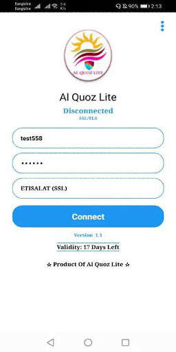 AL QUOZ LITE VPN {Secure And Fast) screenshot 2
