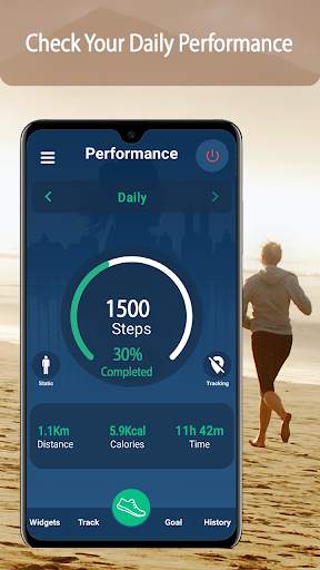 Pacer: Steps Counter & Calories Counter screenshot 1