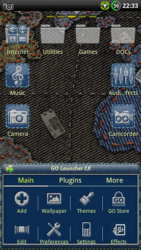 Denim GO Launcher Theme screenshot 7