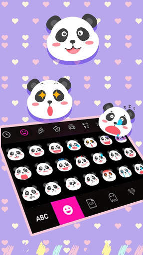 Cute Panda Emoji Stickers - Add to Chats App Free screenshot 4