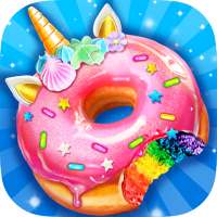 Unicorn Rainbow Donut - Sweet Desserts Bakery Chef logo