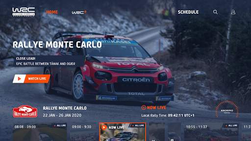 WRC Android TV screenshot 1