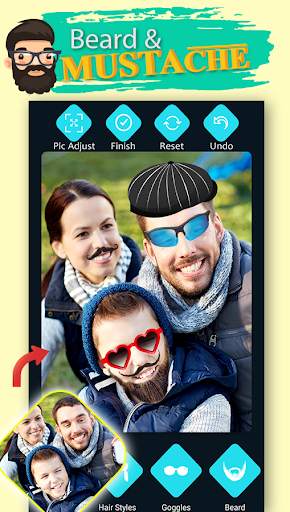 Men Beard Hairstyle Photo Editor screenshot 2