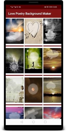 Love Poetry Background Maker screenshot 1