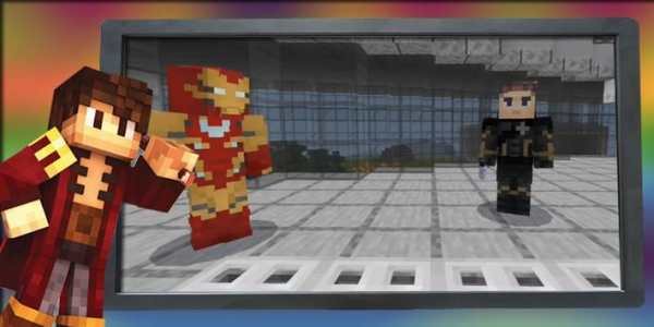 Superheroes mod MCPE screenshot 2