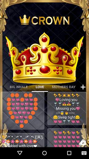 Crown Emoji Keyboard स्क्रीनशॉट 4