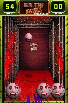 Basketball Free Throw: Zombie screenshot 3