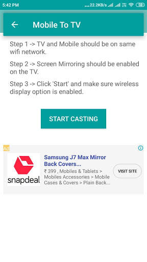 Screen Mirroring with TV/PC Mobile Screen to TV/PC screenshot 7