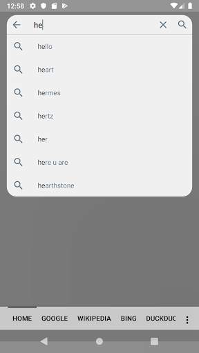 Multiple Search Engines - FastEngine screenshot 1
