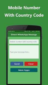 Direct WhatsApp Message - Without Contact screenshot 1