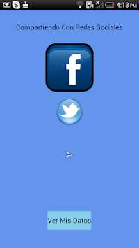 Compartir con redes sociales screenshot 1