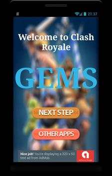 Gems Clash Royale 2 Prank screenshot 1
