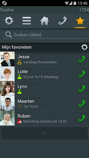 myPBX for Android screenshot 1