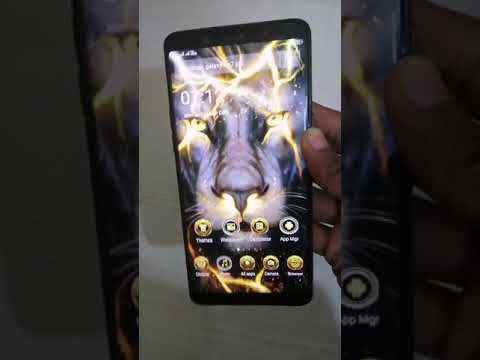 3D Golden Lion Parallax Theme🦁 screenshot 1