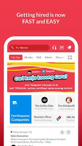 Maukerja - Cari Jawatan Kosong Terkini di Malaysia screenshot 1