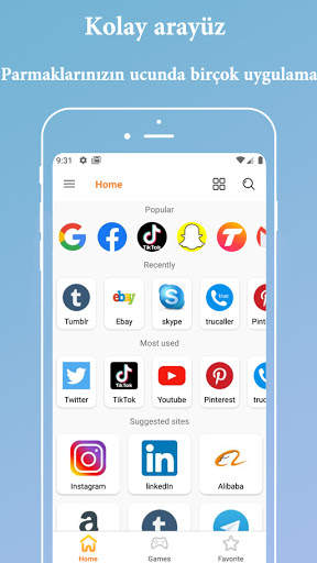 Tek bir uygulamada tüm sosyal  screenshot 2