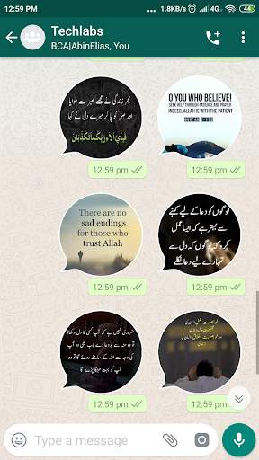 ISLAMIC Stickers for Whatsapp - WAStickerApp screenshot 5