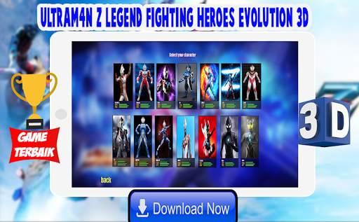 Ultrafighter3D : Z Riser Legend Fighting Heroes screenshot 1