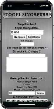 Togel Singapura screenshot 3