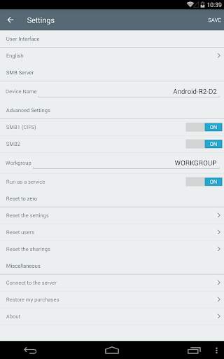 LAN drive - SAMBA Server & Client screenshot 12